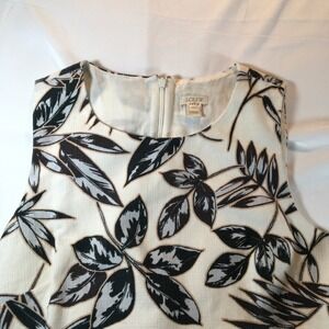J.Crew‎ Sleeveless Dress Floral Print Career Party Casual Petite Medium